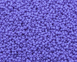 Seed bead 11/0 Toho matte opaque periwinkle (48LF) 10 gram