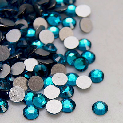 Rhinestones blue zircon i påse 3~3,2mm ca 1400stk