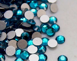 Rhinestones blue zircon i påse 3~3,2mm ca 1400stk