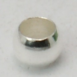 Klämpärlor silver 2-2,5mm 100stk
