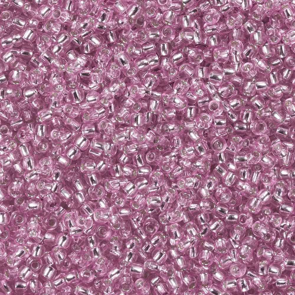 Seed bead 11/0 Toho silverlined babypink (2212) 10 gram