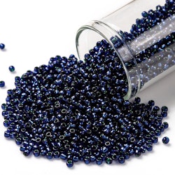 Seed bead 11/0 Toho greenlined cobalt (2203) 10 gram