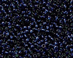 Seed bead 11/0 Toho greenlined cobalt (2203) 10 gram