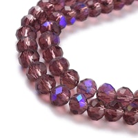 2449 Electropläterad 6mm purple