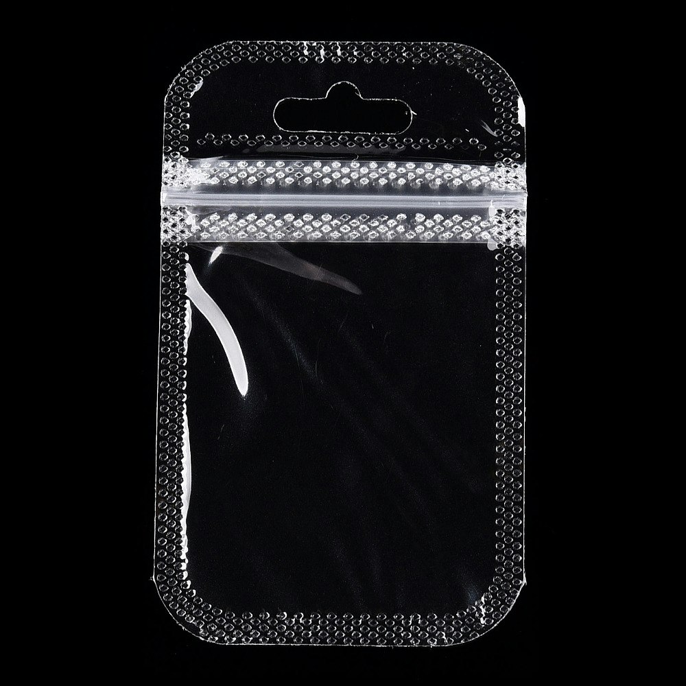 3053 Transparent plastpåse med zipp 9x5cm  20stk