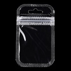 3053 Transparent plastpåse med zipp 9x5cm  20stk