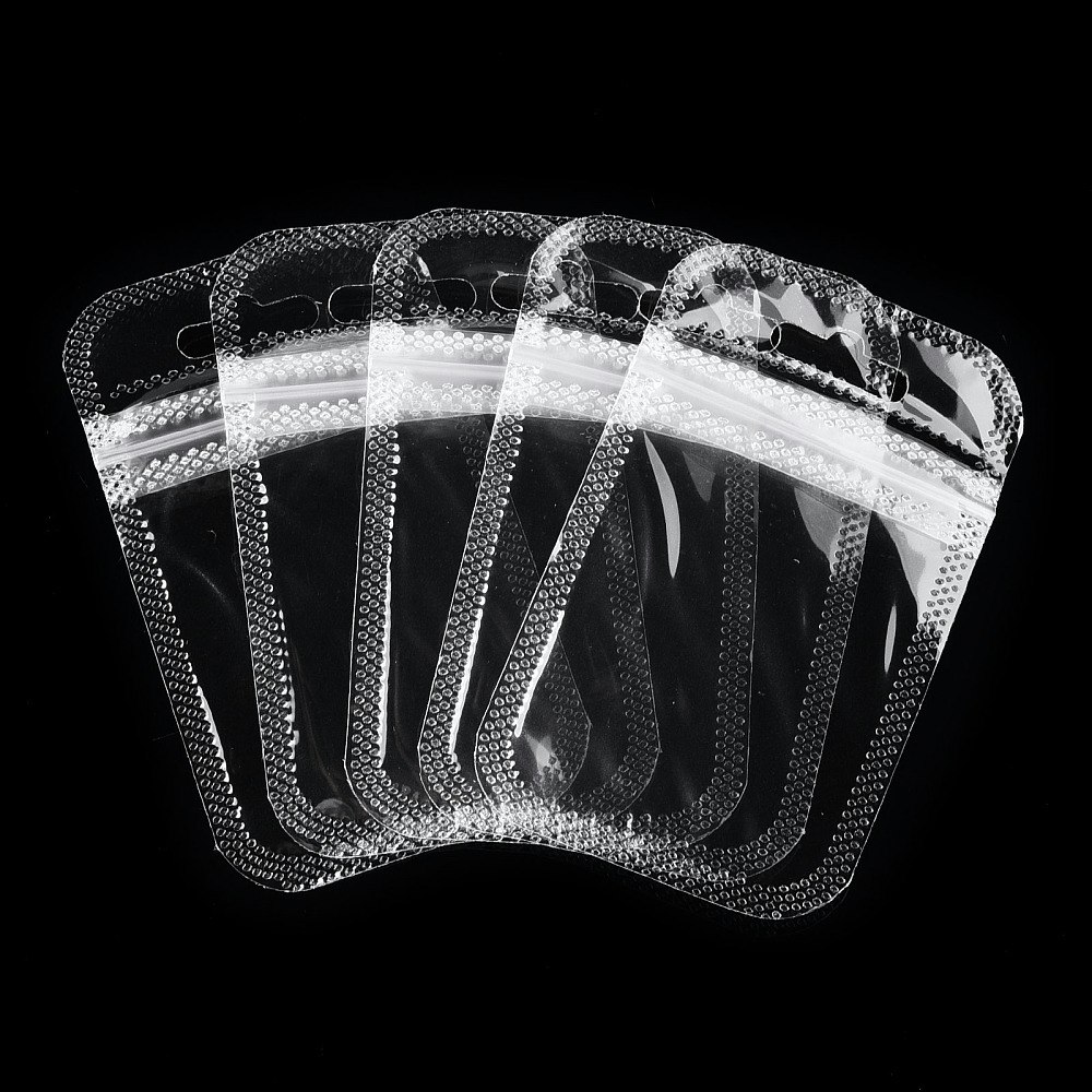 3053 Transparent plastpåse med zipp 9x5cm  20stk