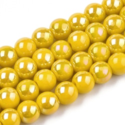 3101 Glaspärla electroskimmer 6~6,5mm gold