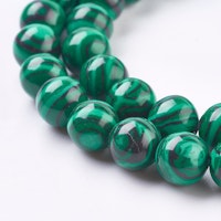 3107 syntetisk Malachite 8mm