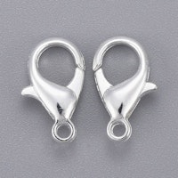 3108 Klolås silver 14mm 50 stk