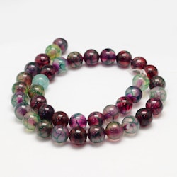 3115 Dragon vein agat 6mm colorful