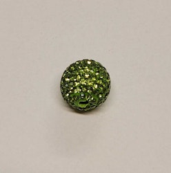 3338 fancy rhinestone boll för din penna 15mm grön