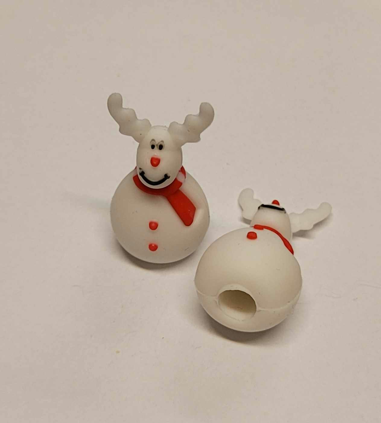 3344 Silikon figur pen topper snögubbe rudolf