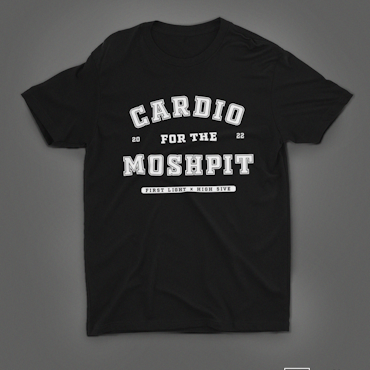 "Cardio for the moshpit" Collab Tee