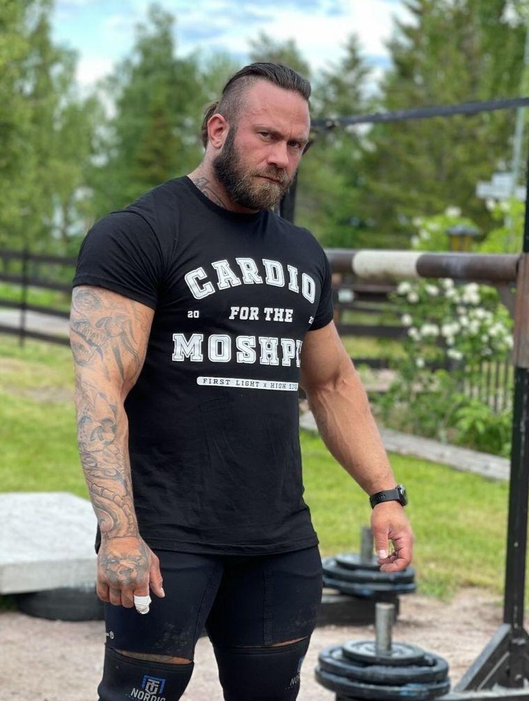 "Cardio for the moshpit" Collab Tee