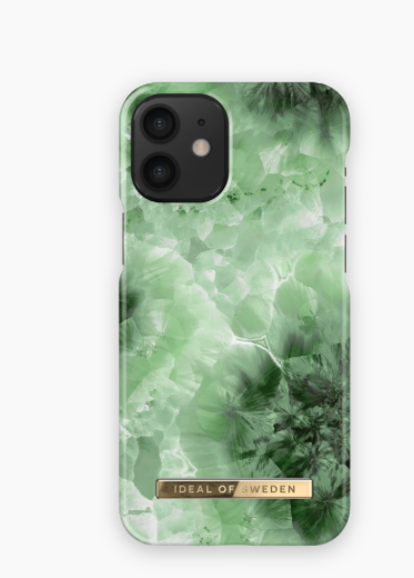 IDEAL OF SWEDEN Mobilskal Cosmic Green Swirl till iPhone 12 mini - Köp på