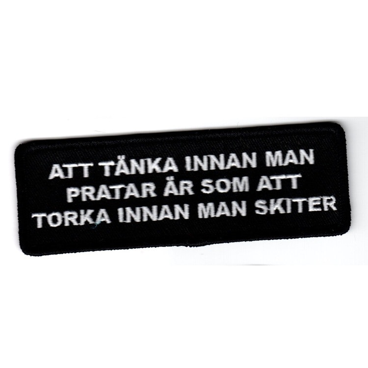 Att tänka innan man pratar