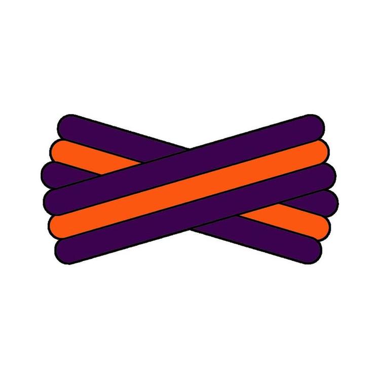 Spegatt (Purple - Orange - Purple)