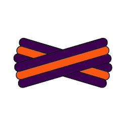 Spegatt (Purple - Orange - Purple)