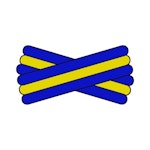 Spegatt (Royal Blue - Yellow - Royal Blue)
