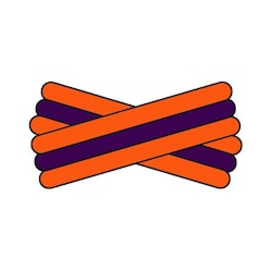 Spegatt (Orange - Purple - Orange)