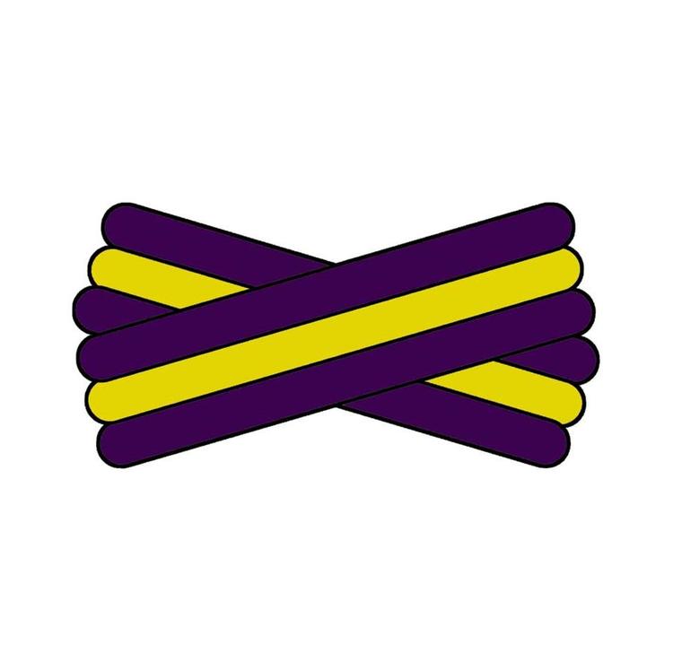 Spegatt (Purple - Yellow - Purple)