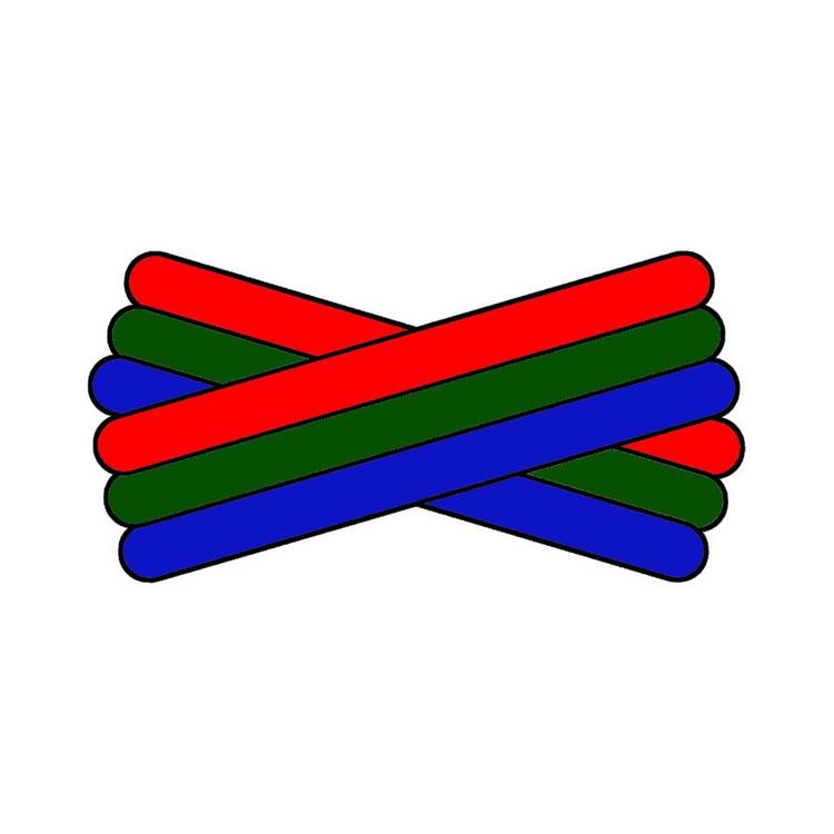 Spegatt (Red - Green - Royal Blue)