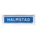 Halmstad vägskylt