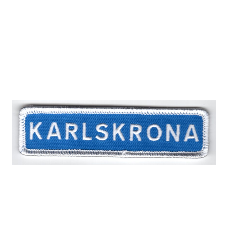 Karlskrona vägskylt