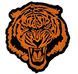 Tiger Ryggmärke (XXXL)