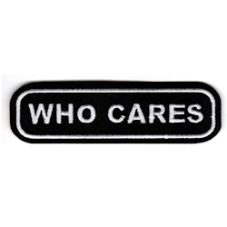 Who cares