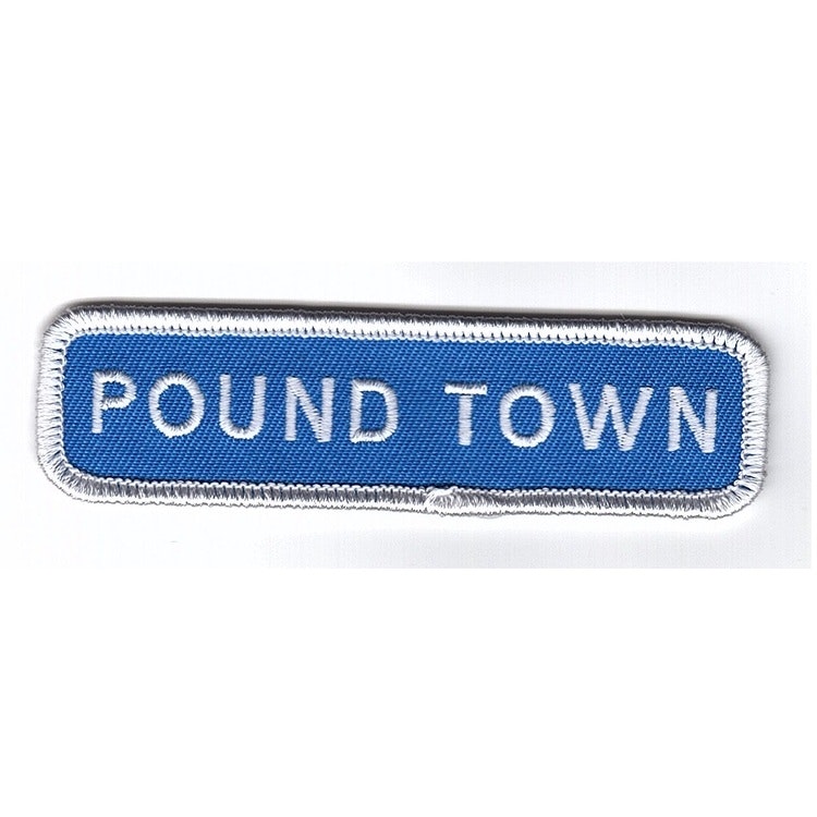 Pound Town vägskylt