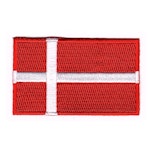 Flagga Danmark (flera storlekar)