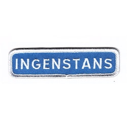 Ingenstans vägskylt