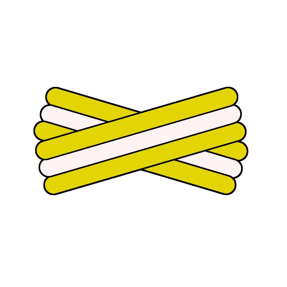 Spegatt (Yellow - White - Yellow)