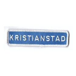 Kristianstad vägskylt