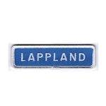 Lappland vägskylt