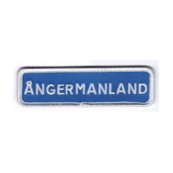 Ångermanland vägskylt