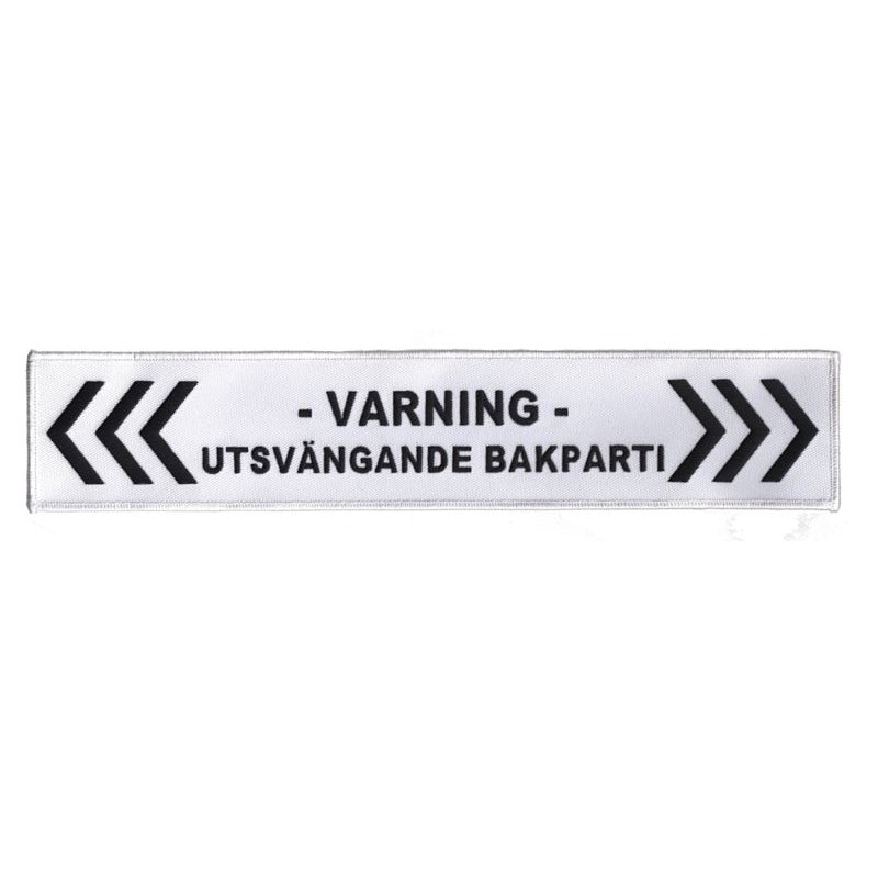 Varning - Utsvängande Bakparti (XL/XXL)