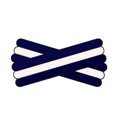 Spegatt (Navy Blue - White - Navy Blue)