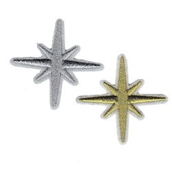 Stjärna - Guld/silver - Small