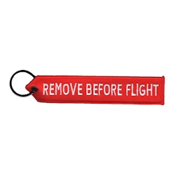 Remove Before Flight - Nyckelring