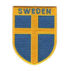 Flagga Sweden - sköld