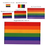 Prideflagga / Regnbågsflagga (Flera varianter)