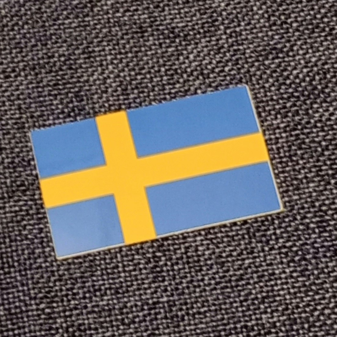Sveriges flagga (S) - Klistermärke
