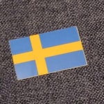 Sveriges flagga (S) - Klistermärke