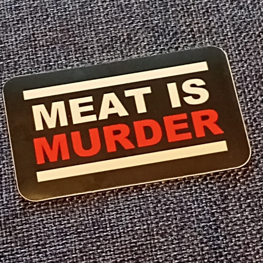 Meat is murder - Klistermärke