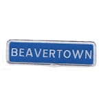 Beavertown vägskylt