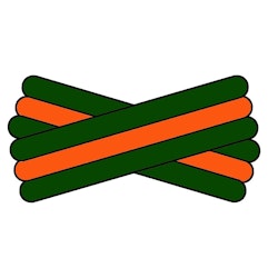 Spegatt (Green - Orange - Green)