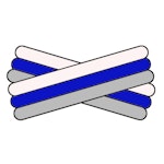 Spegatt (White - Royal Blue - Silver)